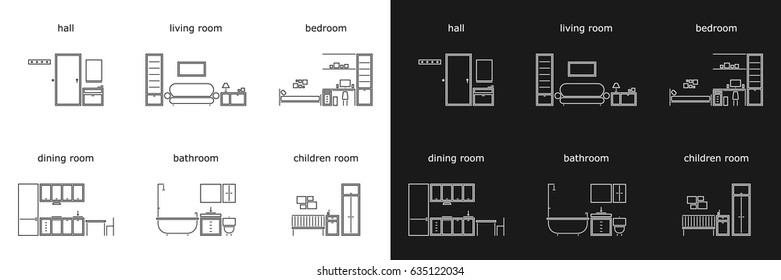 Apartment icons