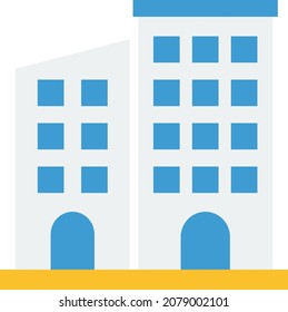  Apartment Isolated Vector icon which can easily modify or edit

