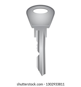 apartment key isolated on white background variant 2