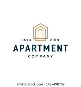 Apartment logo design concept. Universal apartment logo.