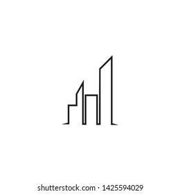 Apartment logo design vector template