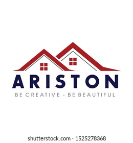 Apartment Logo, Home, House, Real estate Logo Vector