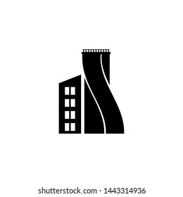 Apartment logo icon design vector template
