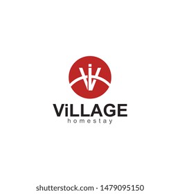 apartment logo template design vector