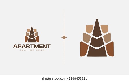 Apartment Logo. Universal creative premium symbol. Vector sign icon logo template. Vector illustration