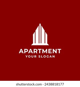 Vector de logotipo de apartamento Diseño Premium - Diseño Premium