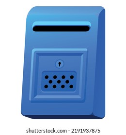 Apartment Mailbox Icon Cartoon Vector. Mail Man. Bag Post