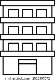 Apartment.Es ist ein Vektorsymbol.