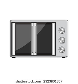 apartment oven kitchen cartoon. decor floor, interior modern apartment oven kitchen sign. isolated symbol vector illustration