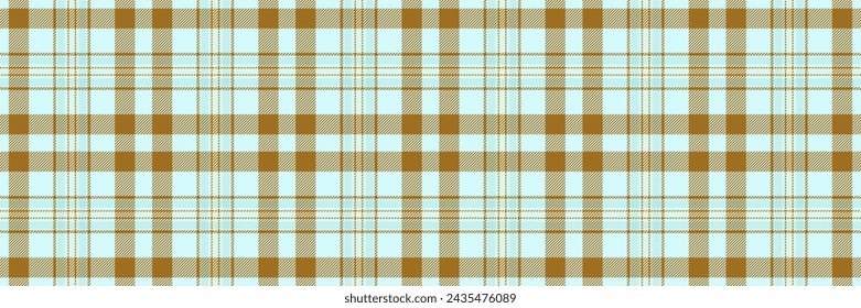Apartment plaid check fabric, fashionable tartan textile seamless. Choose vector background texture pattern in light and amber color.