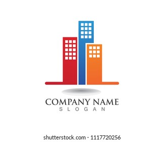 Apartment  Property and Construction Logo design for business corporate sign
