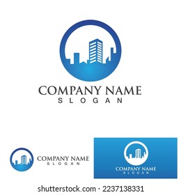 Apartment Property and Construction Logo design