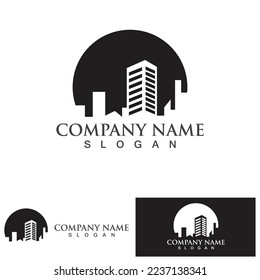 Apartment Property and Construction Logo design