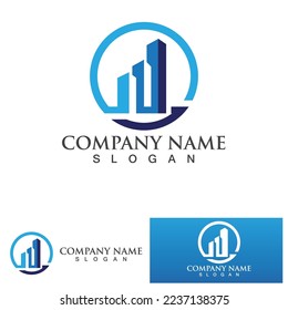 Apartment Property and Construction Logo design