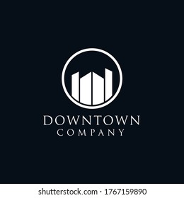 Apartment, Real Estate, Cityscape, City Skyline logo design