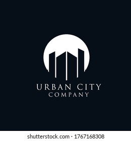 Apartment, Real Estate, Cityscape, City Skyline logo design