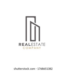 Apartment, Real Estate, Cityscape, City Skyline logo design inspiration