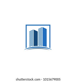 Apartment Real Estate Logo Design Vector