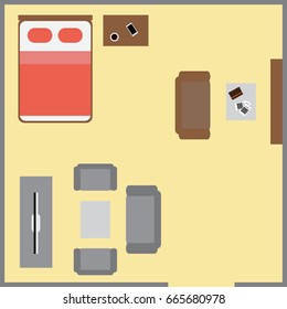 Apartment room