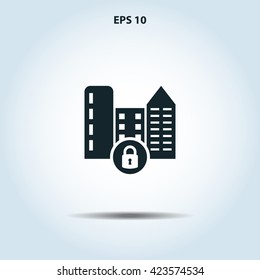 apartment security icon