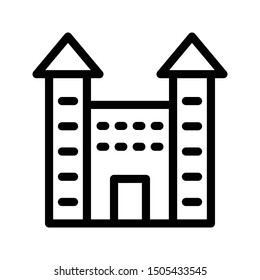 apartment thin line vetor icon