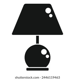 Apartment Torcher Symbol einfache Vektorgrafik. Bodenbefestigung. Unternehmen entspannen Energie