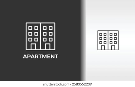Apartment Vector, Icon Or Logo Sign Isolated Symbol Illustration
