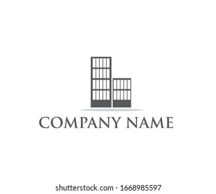 diseño del logotipo de las casas y edificios de oficinas