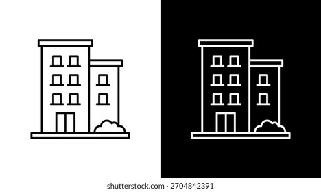 Apartamento Branco Icon Set Design