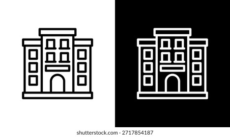 Apartamento Branco Icon Set Design