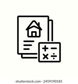 Diseño gráfico de cálculo, ícono aislado en fondo claro, perfecto para el Sitio web, blog, logotipo, App, redes sociales, interfaz de usuario, móvil