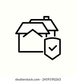 ícono de protección, ícono aislado en fondo claro, perfecto para Sitio web, blog, logotipo, Diseño gráfico, redes sociales, UI, App móvil