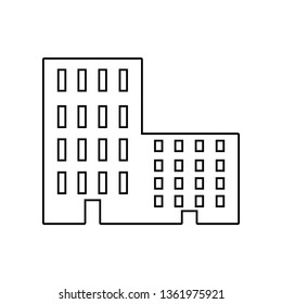 apartments icon. Element of zoo for mobile concept and web apps icon. Outline, thin line icon for website design and development, app development
