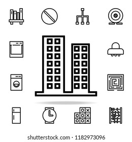 apartments icon. web icons universal set for web and mobile