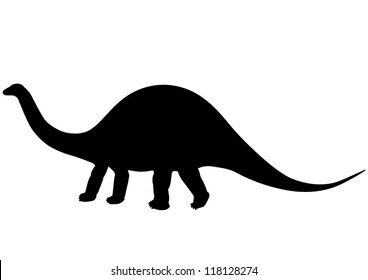 Apatosaurus silhouette