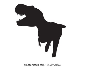 Apatosaurus Silhouette Vector Illustration Black Silhouette Vector. black dinosaur vector image