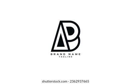 APB, ABP, PAB, PBA, BPA, BAP, AB, BA, Abstract initial monogram letter alphabet logo design
