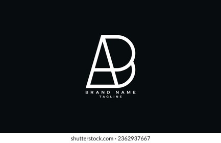 APB, ABP, PAB, PBA, BPA, BAP, AB, BA, Abstract initial monogram letter alphabet logo design