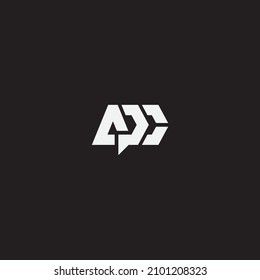 APC INITIAL LOGO DESIGN VECTOR