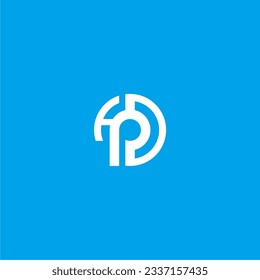 Icono de diseño de identidad de logotipo APD plantilla vectorial