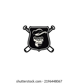 Logo von Affen Symbol für X-Technologie, erste Illustration