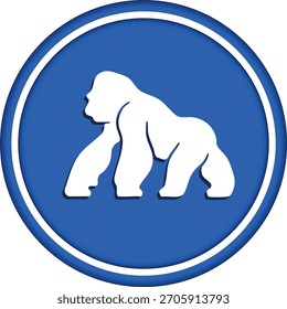 ilustrações de vetor de moeda de macaco. ilustração 3d. moedas vetoriais.