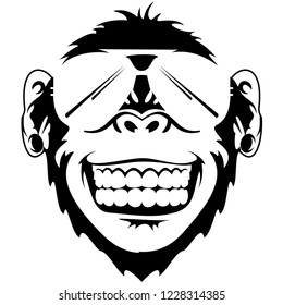 Ape face icon