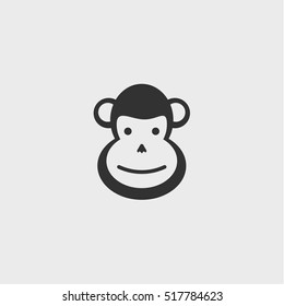 ape face icon,vector design