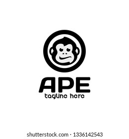 Ape Logo Design Template