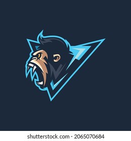 ape Logo Design With Vector