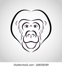 Ape logo vector