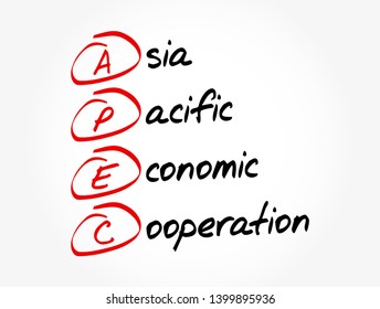 APEC - Asia Pacific Economic Cooperation Acronym, Concept Background