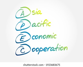 APEC - Asia Pacific Economic Cooperation Acronym, Concept Background