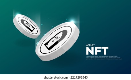 APENFT (NFT) coin cryptocurrency concept banner.